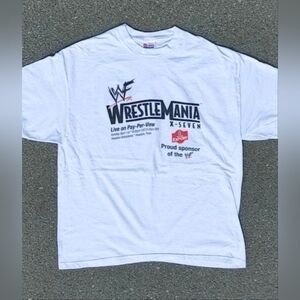 Vintage 2001 WWF WrestleMania 17 Shirt Hanes XL Houston Astrodome Attitude Era